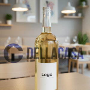 DELLE VENEZIE PINOT GRIGIO DOC - Vino Bianco Della Casa Personalizzato con Etichetta Brandizzata VETRO 37Cl