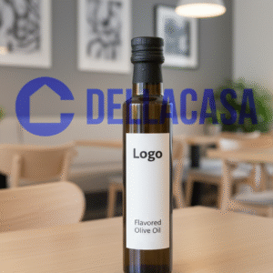 OLIO AROMATIZZATO AL PORCINO - Olio Della Casa Personalizzato con Etichetta Brandizzata Vetro 25cl