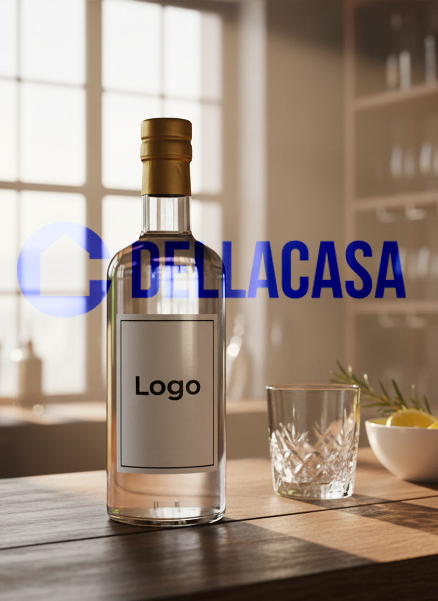 VODKA - Della Casa italiana Personalizzata con Etichetta Brandizzata Vetro 70cl