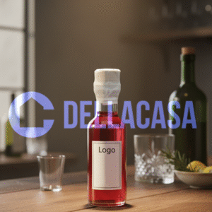 RED DRY GIN AL PEPERONCINO - Della Casa italiano Personalizzato con Etichetta Brandizzata Vetro 10cl