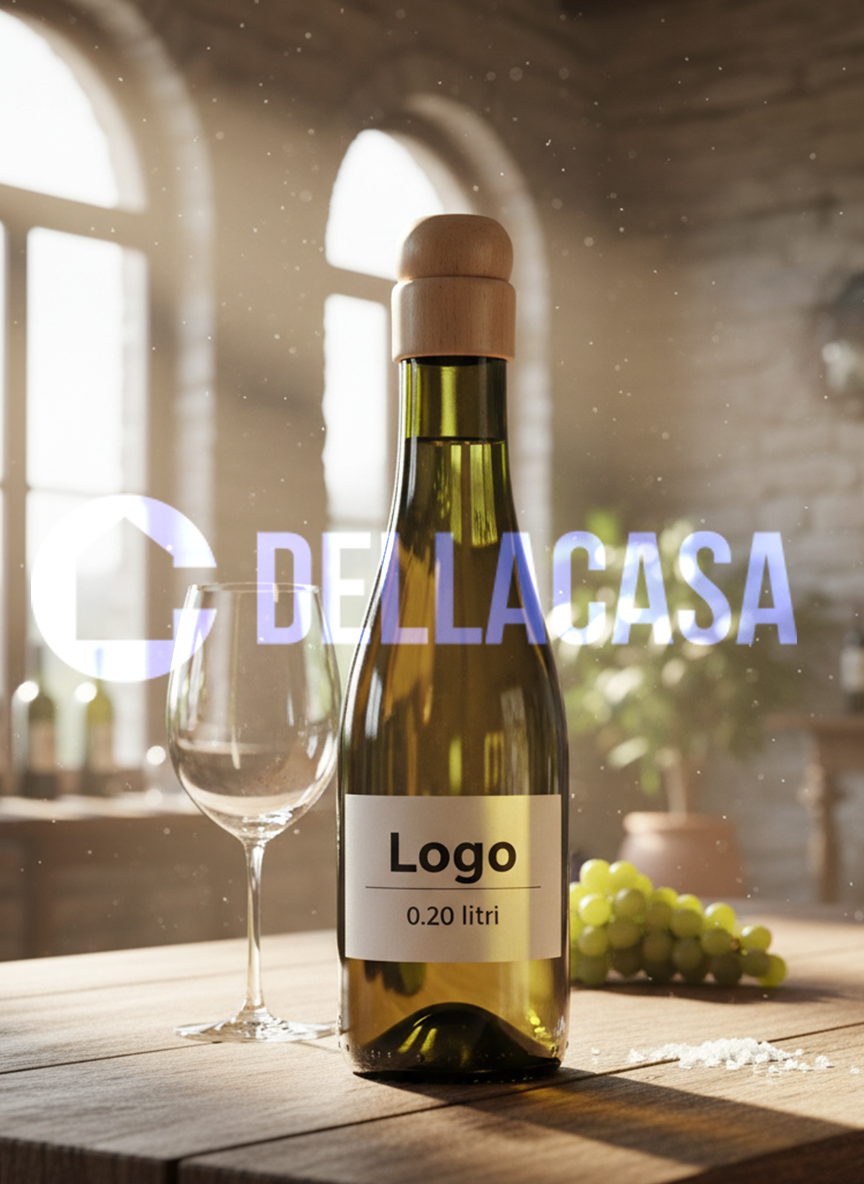 PROSECCO EXTRA DRY DOC - Vino Della Casa Personalizzato con Etichetta Brandizzata VETRO 20Cl