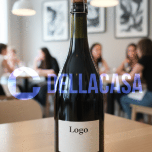 Vino Spumante Extra Dry - Vino Della Casa Personalizzato con Etichetta Brandizzata VETRO 75Cl