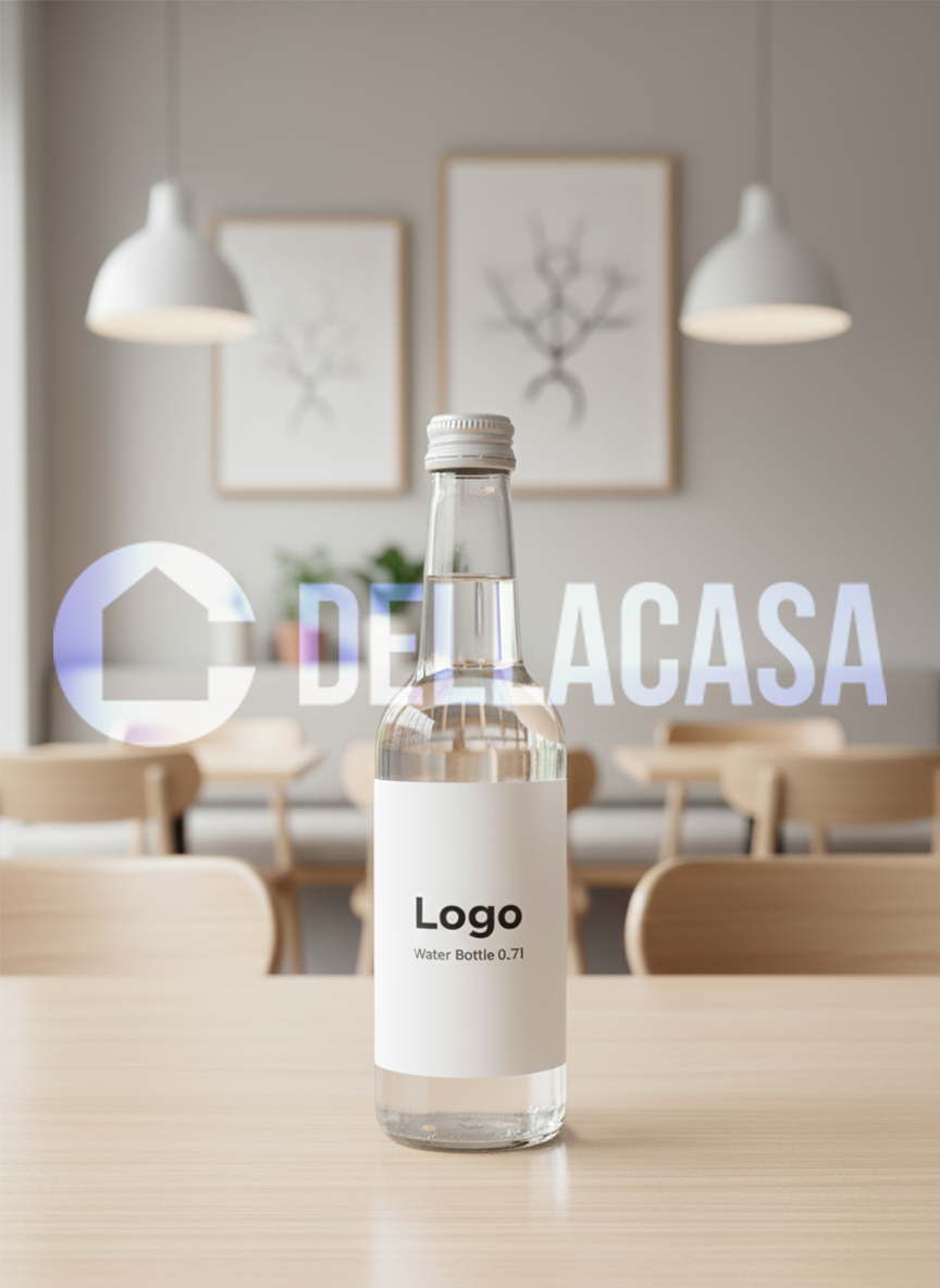 ONDINA - Acqua Della Casa Personalizzata con Etichetta Brandizzata VETRO 27cl