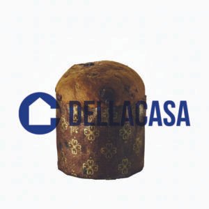 Panettoncino con Gocce di Cioccolato Fondente (senza lattosio) in cellophane neutro 100gr