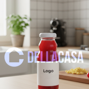 Fragola - Succo di frutta Della Casa Personalizzato con Etichetta Brandizzata Vetro 20cl